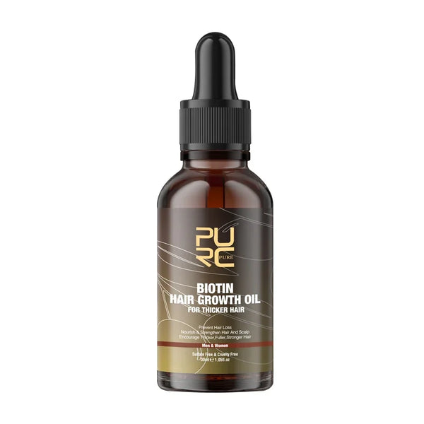 Biotin Hair Growth Oil — 8-Ingredient Scalp Treatment for Hair Loss (30ml)2