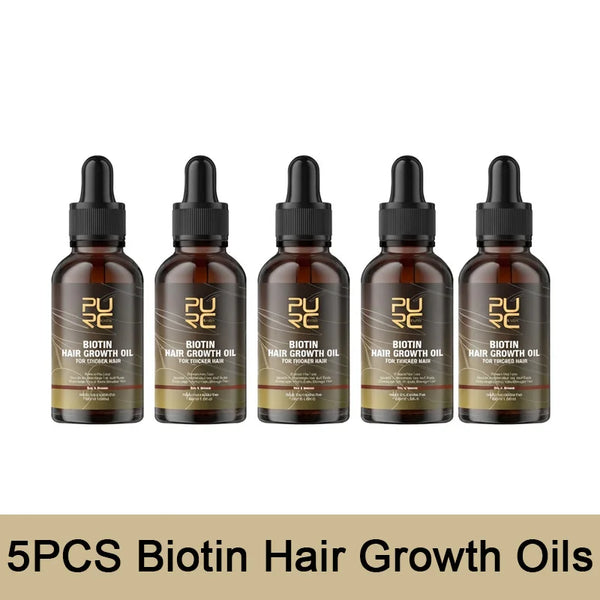 Biotin Hair Growth Oil — 8-Ingredient Scalp Treatment for Hair Loss (30ml)2