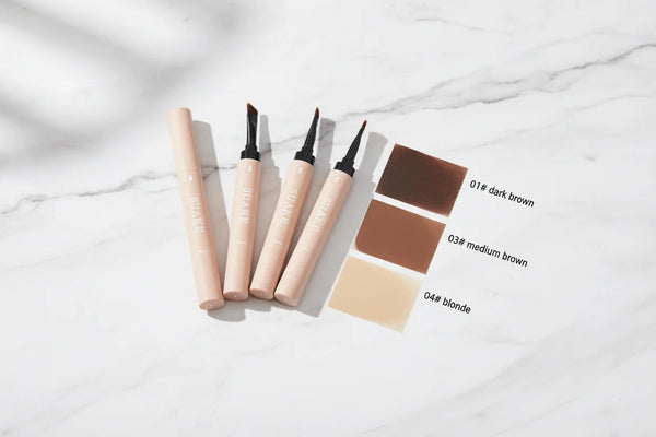 Double-Head Waterproof Eyebrow Pencil & Gel – 5 Shades